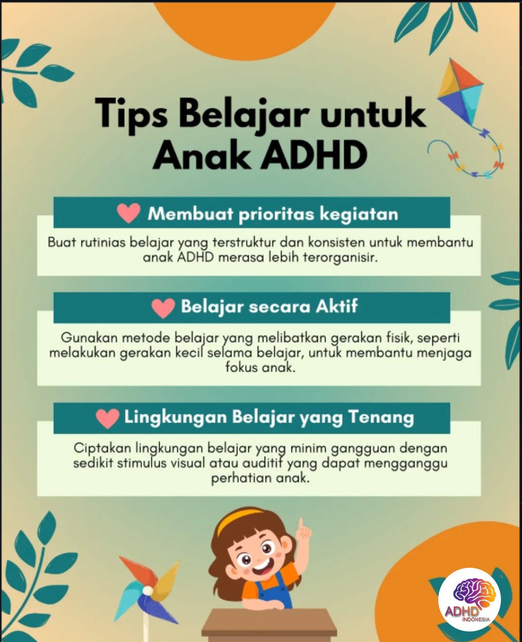 Strategi Belajar yang Cocok untuk Anak ADHD di Kabupaten Buleleng